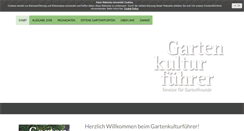 Desktop Screenshot of gartenkulturfuehrer.de